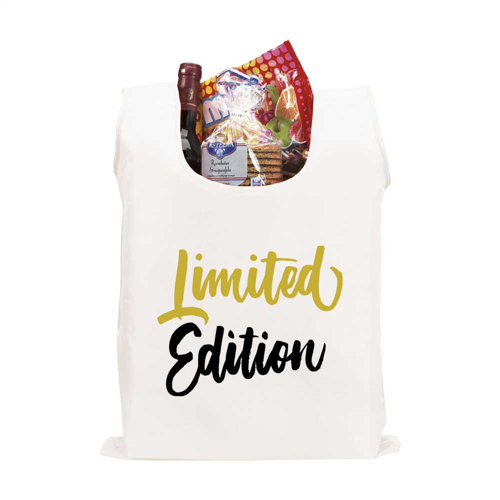 Logo trade promotional giveaways image of: ShopEasy foldable shoppingbag