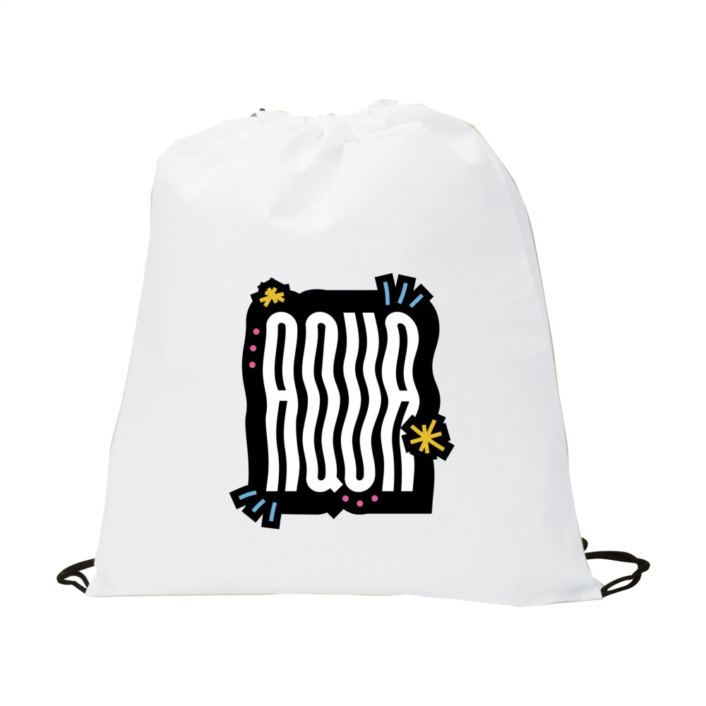 Logo trade promotional items image of: Non-Woven PromoBag backpack