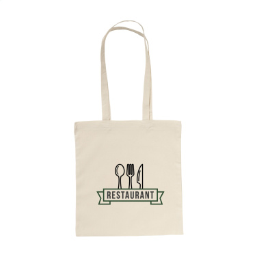 Logo trade promotional giveaways picture of: ShoppyBag (135g/m²) long handles cotton bag