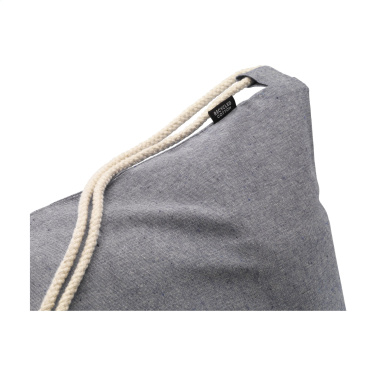 Logotrade advertising product image of: GRS Recycled Cotton PromoBag (180 g/m²) backpack