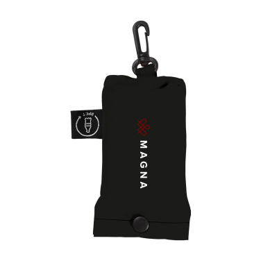 Logo trade business gifts image of: Shop Easy RPET folding shopping bag