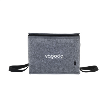 Logo trade business gifts image of: Keep-it-Cool GRS Felt RPETcooling bag