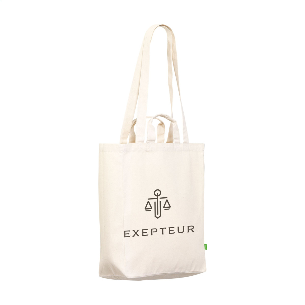 Logo trade advertising products image of: Organic Cotton Canvas Tote Bag (280 g/m²)