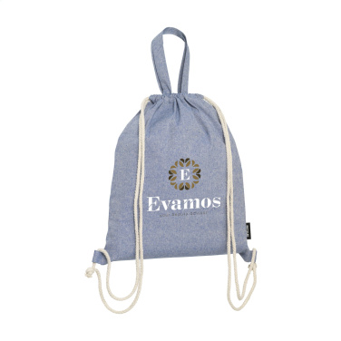 Logotrade advertising product picture of: GRS Recycled Cotton PromoBag Plus (180 g/m²) backpack