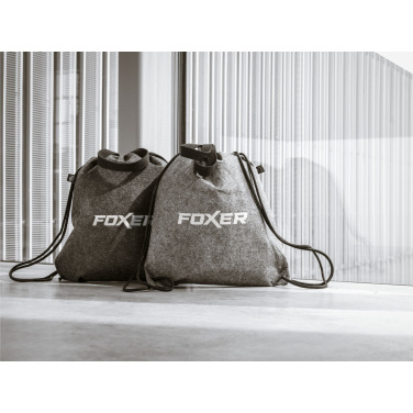 Logotrade promotional giveaway image of: GRS RPET Felt PromoBag Plus backpack