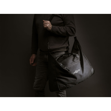 Logo trade promotional merchandise image of: Denver Duffle Recycled Canvas travelling bag