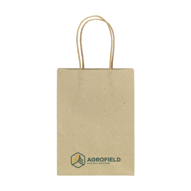 Logo trade promotional merchandise photo of: Leaf It Bag recycled grass paper (120 g/m²) S