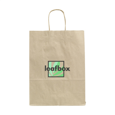 Logotrade promotional gift image of: Leaf It Bag Wide recycled grass paper (90 g/m²) M