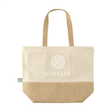 Logo trade promotional merchandise image of: Cancun Beachbag Organic Cotton (320 g/m²)