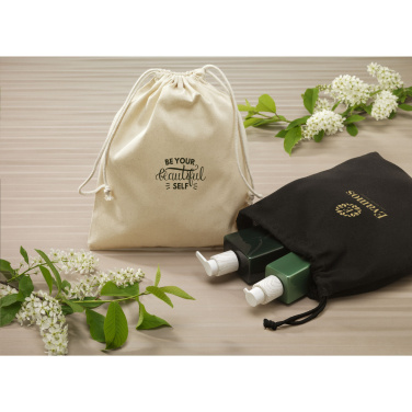 Logotrade promotional gift image of: Gift Pouch GRS Recycled Cotton (150 g/m²) M