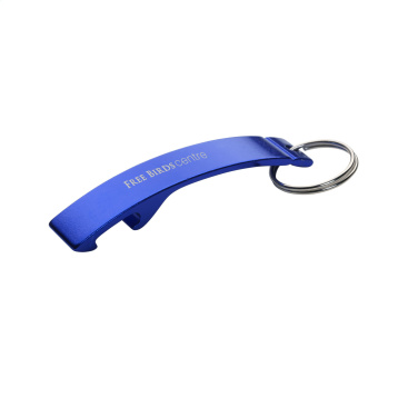 Logo trade business gift photo of: Alu Opener keyring