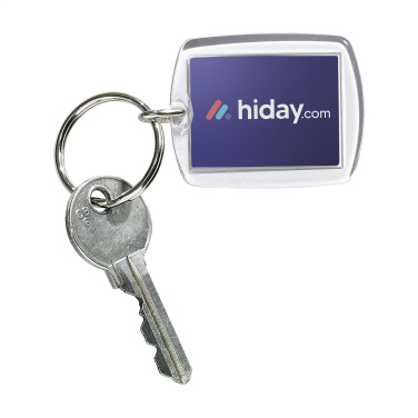 Logo trade promotional giveaways image of: Club keyring