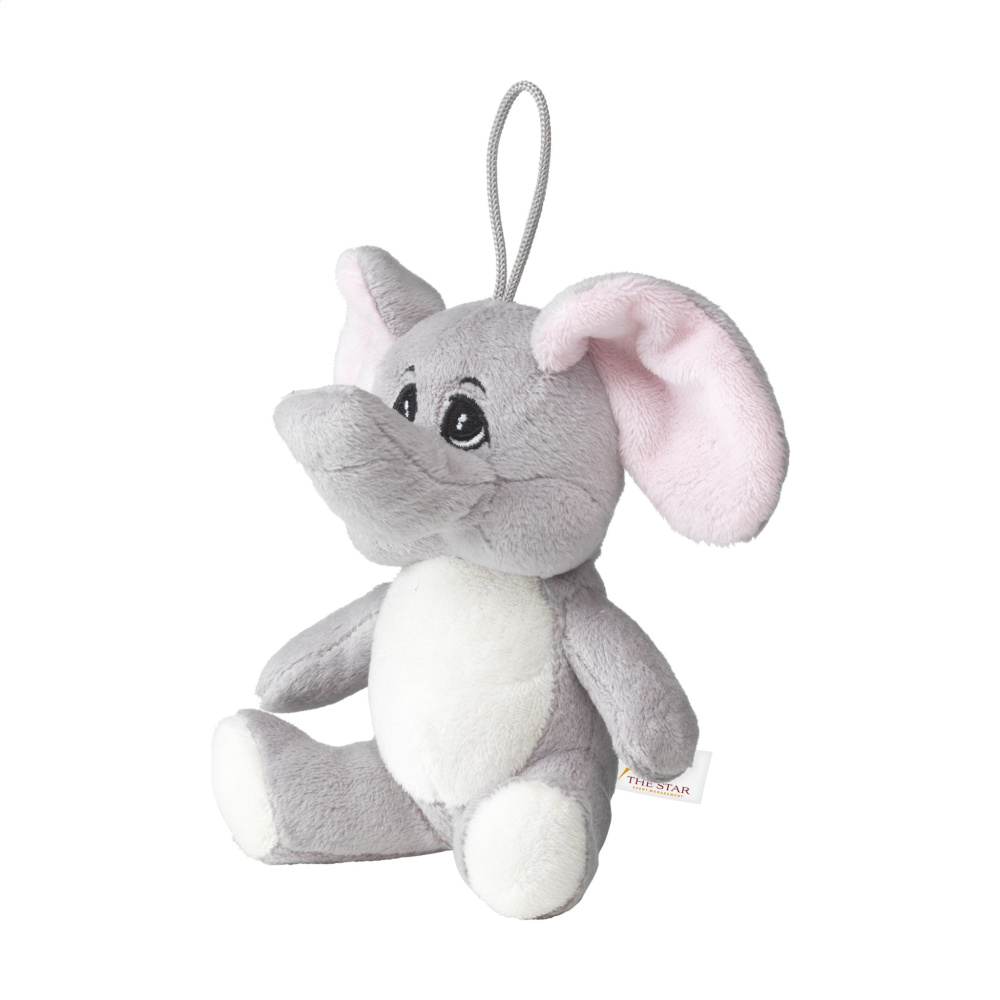 Logo trade promotional item photo of: Animal Friend Elephant cuddle toy