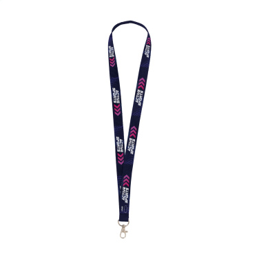 Logo trade corporate gifts image of: Lanyard Sublimation RPET 2 cm keycord