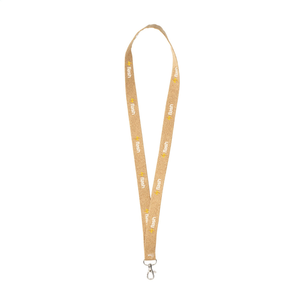 Logo trade promotional gifts image of: Lanyard Cork 2 cm keycord