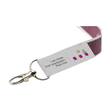 Logotrade corporate gift image of: Seed Paper Lanyard 2 cm