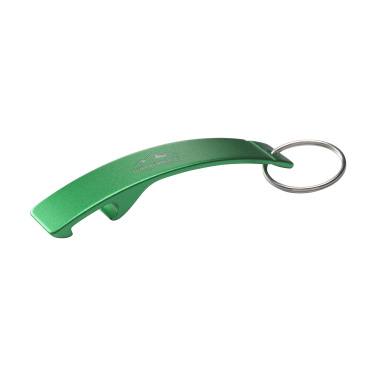 Logotrade promotional giveaway picture of: Alu Opener GRS Recycled keyring