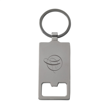 Logo trade promotional giveaways image of: Sammy bottle opener / keyring