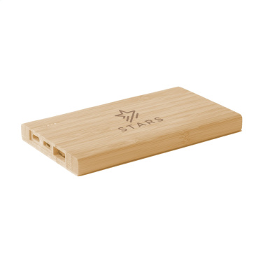 Logotrade promotional merchandise photo of: Bamboo 4000 Powerbank external charger
