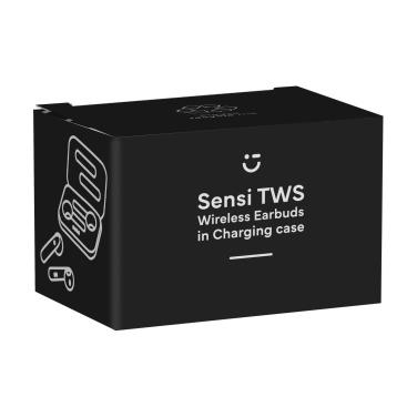 Logo trade advertising product photo of: Sensi TWS Wireless Earbuds in Charging Case