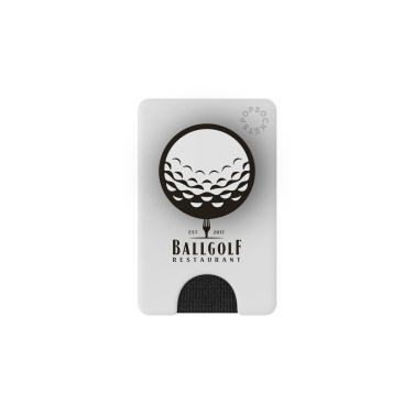 Logo trade corporate gifts picture of: PopSockets® PopWallet+ card holder with PopGrip