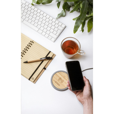 Logotrade promotional giveaway image of: Lidos Stone ECO 10W Wireless Charger