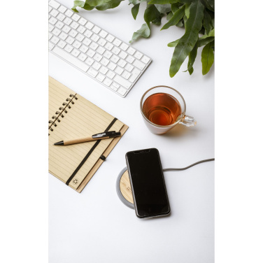 Logo trade business gifts image of: Lidos Stone ECO 10W Wireless Charger