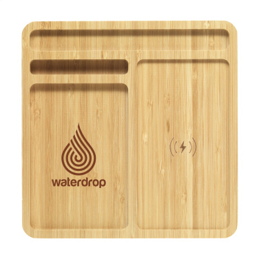 Logo trade corporate gifts picture of: Bamboo Organizer charger