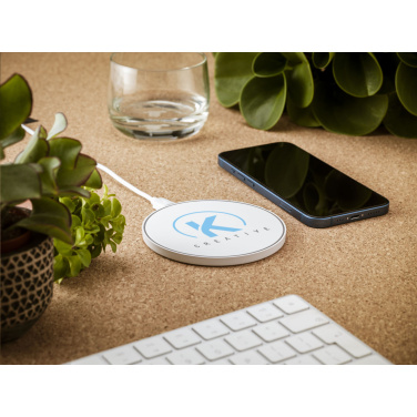 Logo trade advertising products picture of: Coil RCS Recycled Wireless Charger