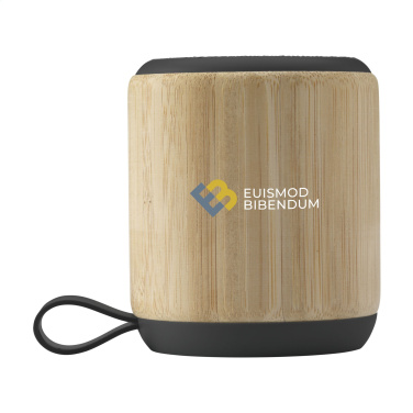 Logo trade promotional product photo of: Timor Bamboo Wireless Speaker