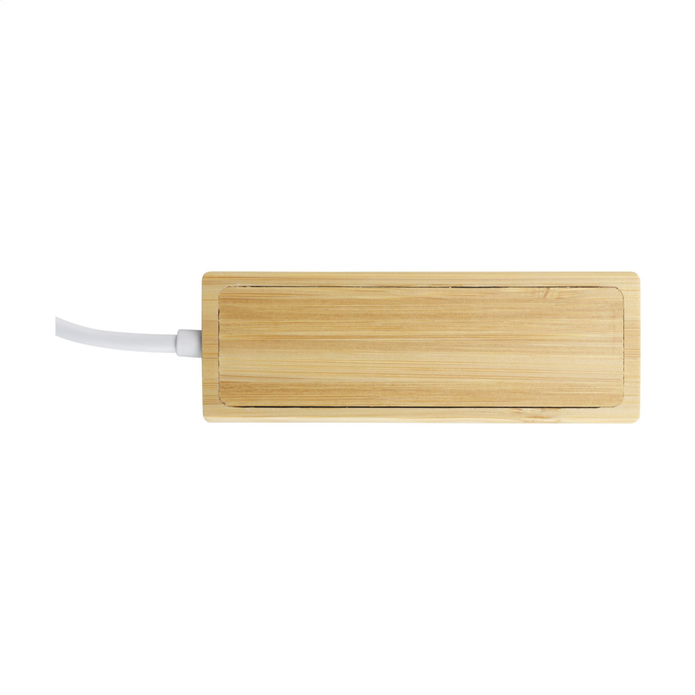 Logo trade corporate gift photo of: Bamboo USB Hub