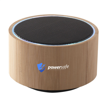Logo trade corporate gift photo of: Wave Bamboo Wireless Speaker