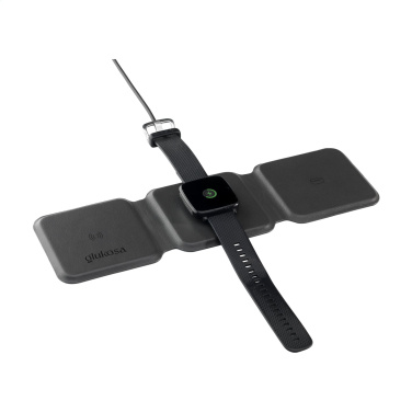 Logotrade corporate gift image of: TriCharge RCS  Recycled PU Wireless Charger