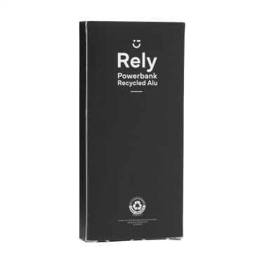 Logo trade promotional products image of: Rely Powerbank 10000 RCS Recycled Alu
