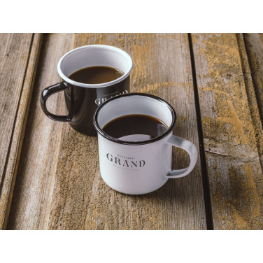 Logo trade business gift photo of: Retro Enamel Mug 350 ml