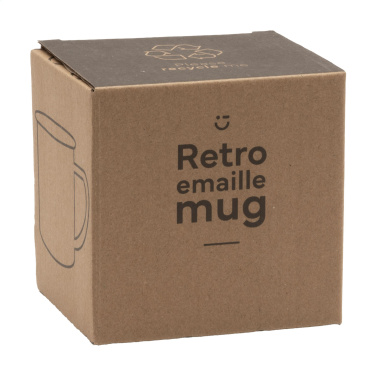 Logo trade promotional items image of: Retro Enamel Mug 350 ml