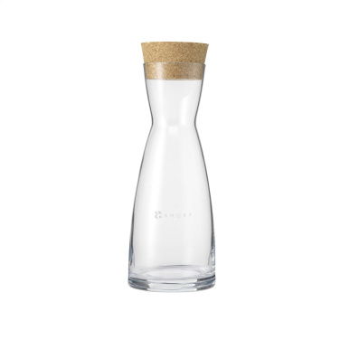 Logo trade promotional merchandise photo of: Ypsilon Carafe 1 L with a cork cap