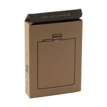 Logotrade promotional products photo of: Hipflask Bamboo 200 ml drinking bottle