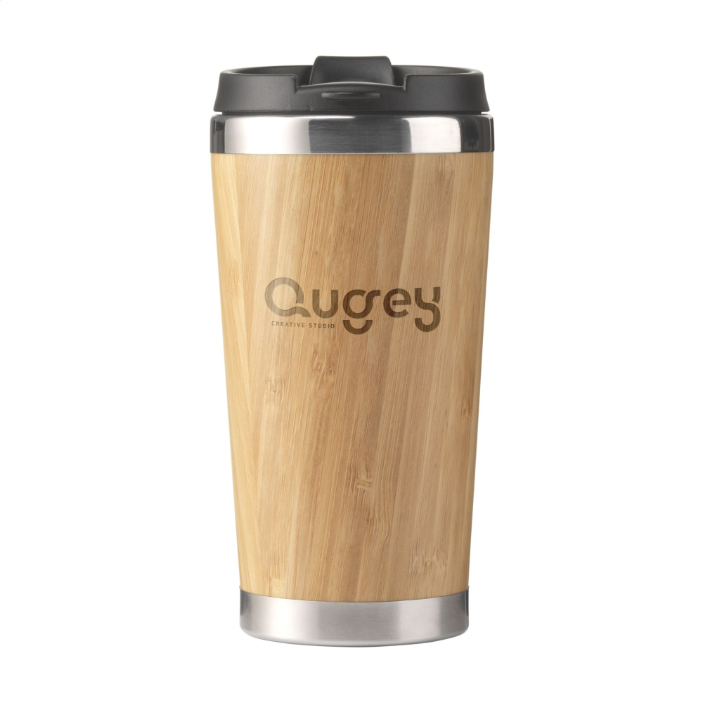 Logotrade promotional gift picture of: Tokyo 450 ml bamboo thermo cup