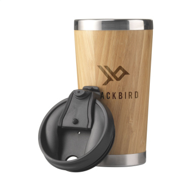 Logotrade promotional gift image of: Tokyo 450 ml bamboo thermo cup