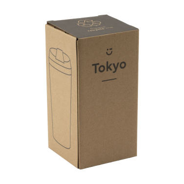 Logotrade promotional item image of: Tokyo 450 ml bamboo thermo cup