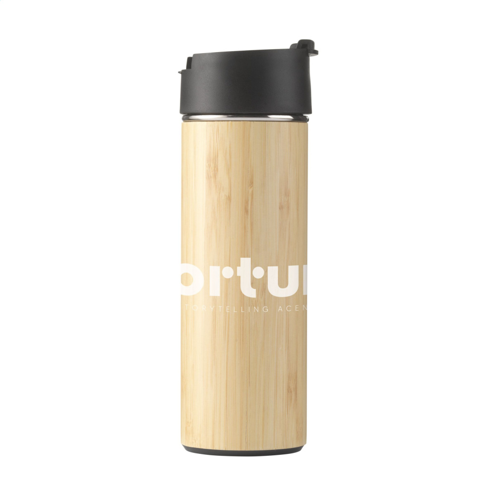 Logotrade promotional merchandise photo of: Sakura 360 ml bamboo thermo bottle/thermo cup