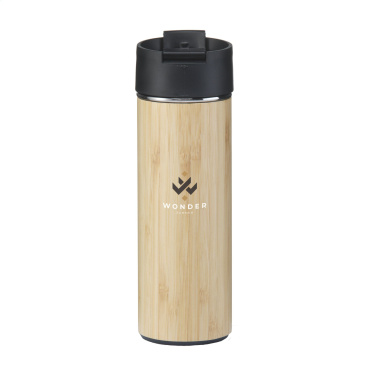 Logotrade business gifts photo of: Sakura 360 ml bamboo thermo bottle/thermo cup