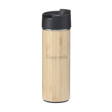 Logotrade promotional item image of: Sakura 360 ml bamboo thermo bottle/thermo cup