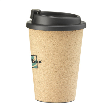 Logo trade promotional merchandise image of: Attea Cork 350 ml coffee cup