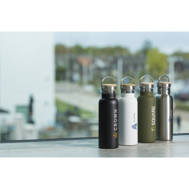 Logotrade promotional product image of: Nordvik RCS Recycled Steel 500 ml drinking bottle