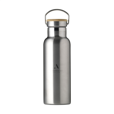 Logo trade promotional product photo of: Nordvik RCS Recycled Steel 500 ml drinking bottle