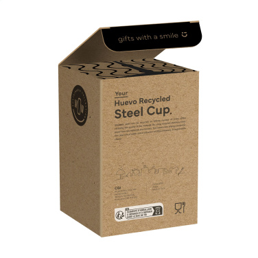 Logotrade promotional merchandise picture of: Huevo RCS Recycled Steel Cup 350 ml thermo cup
