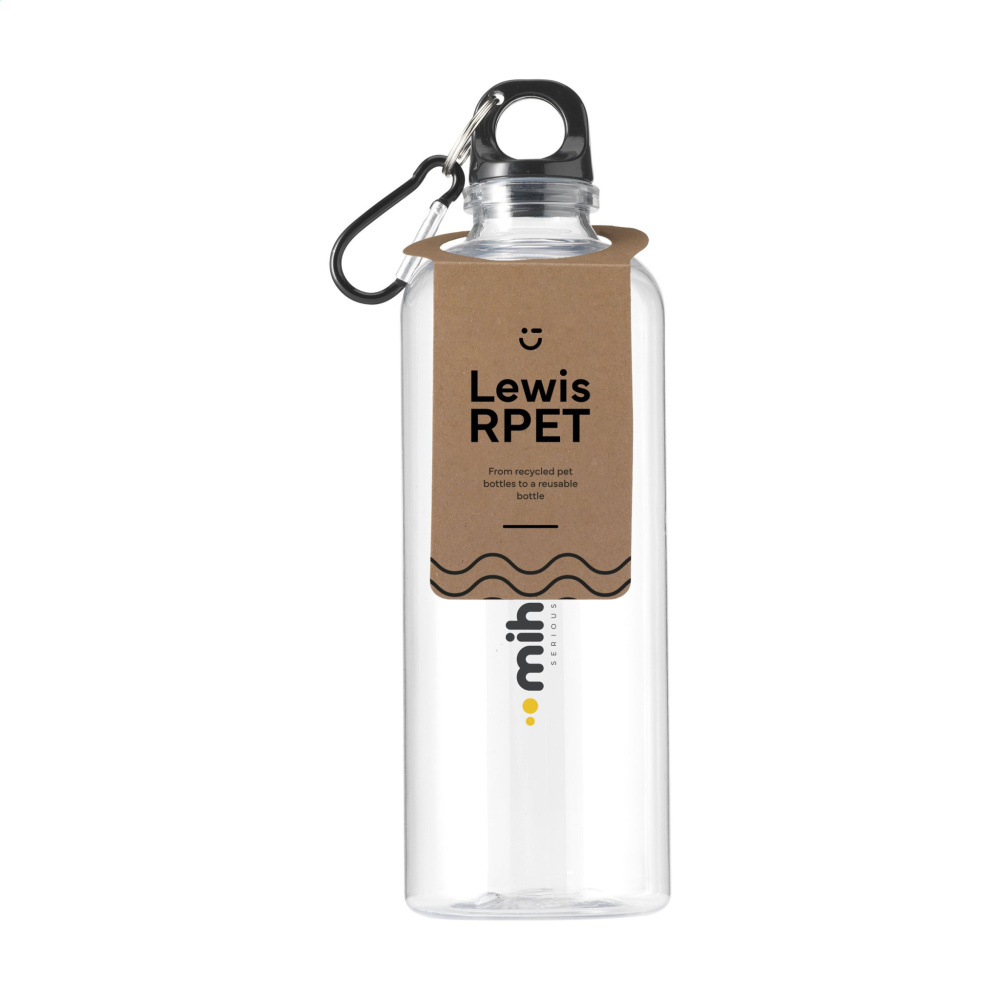 Logo trade promotional giveaway photo of: Lewis GRS RPET Bottle 630 ml water bottle