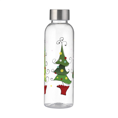 Logotrade promotional item picture of: Senga GRS RPET Bottle 500 ml X-Mas